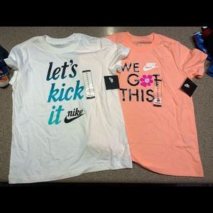 Bundle: Girl’s Nike NWT Tshirts